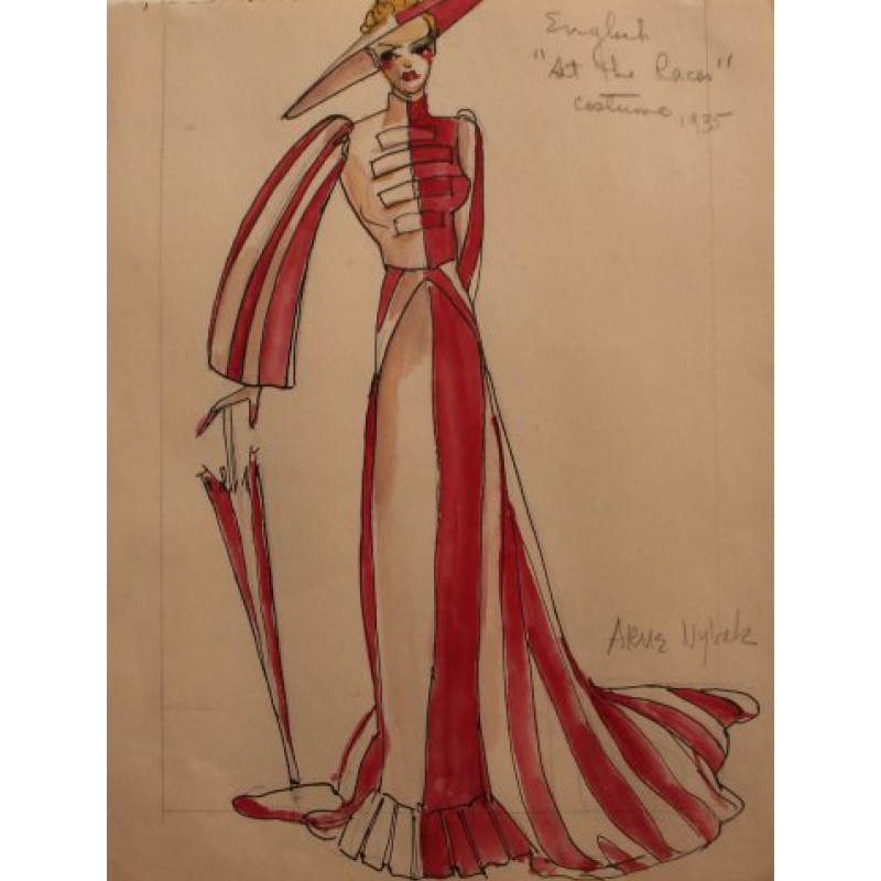 At The Races (Costume Sketch)