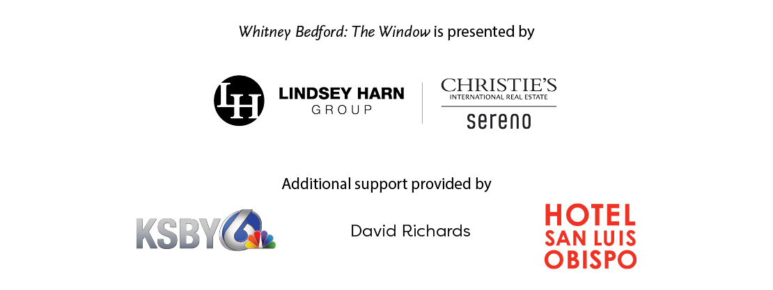 "The Window" is sponsored by Lindsey Harn Group and Christie's International Real Estate: Sereno. Additional support by KSBY, David Richards, and Hotel SLO.