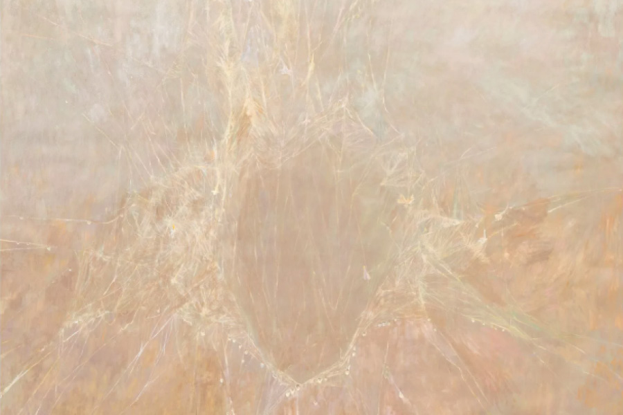 An ethereal, cloud-like painting