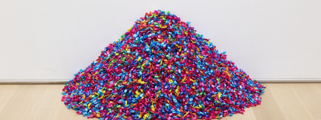 A pile of candy